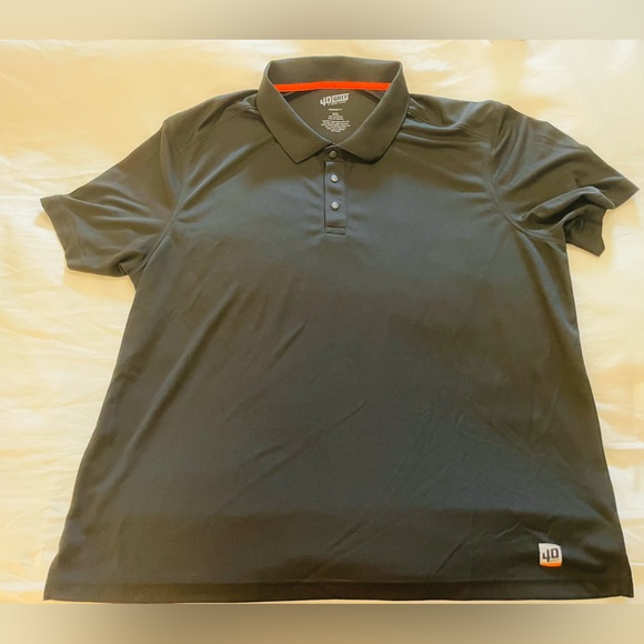 Duluth Trading Co Black Polo Shirt - Picture 1 of 5